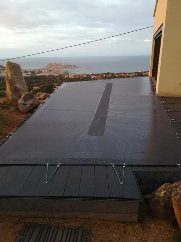 Pose de bâches Borgo