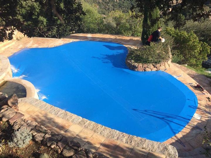 Pose de bâches Borgo